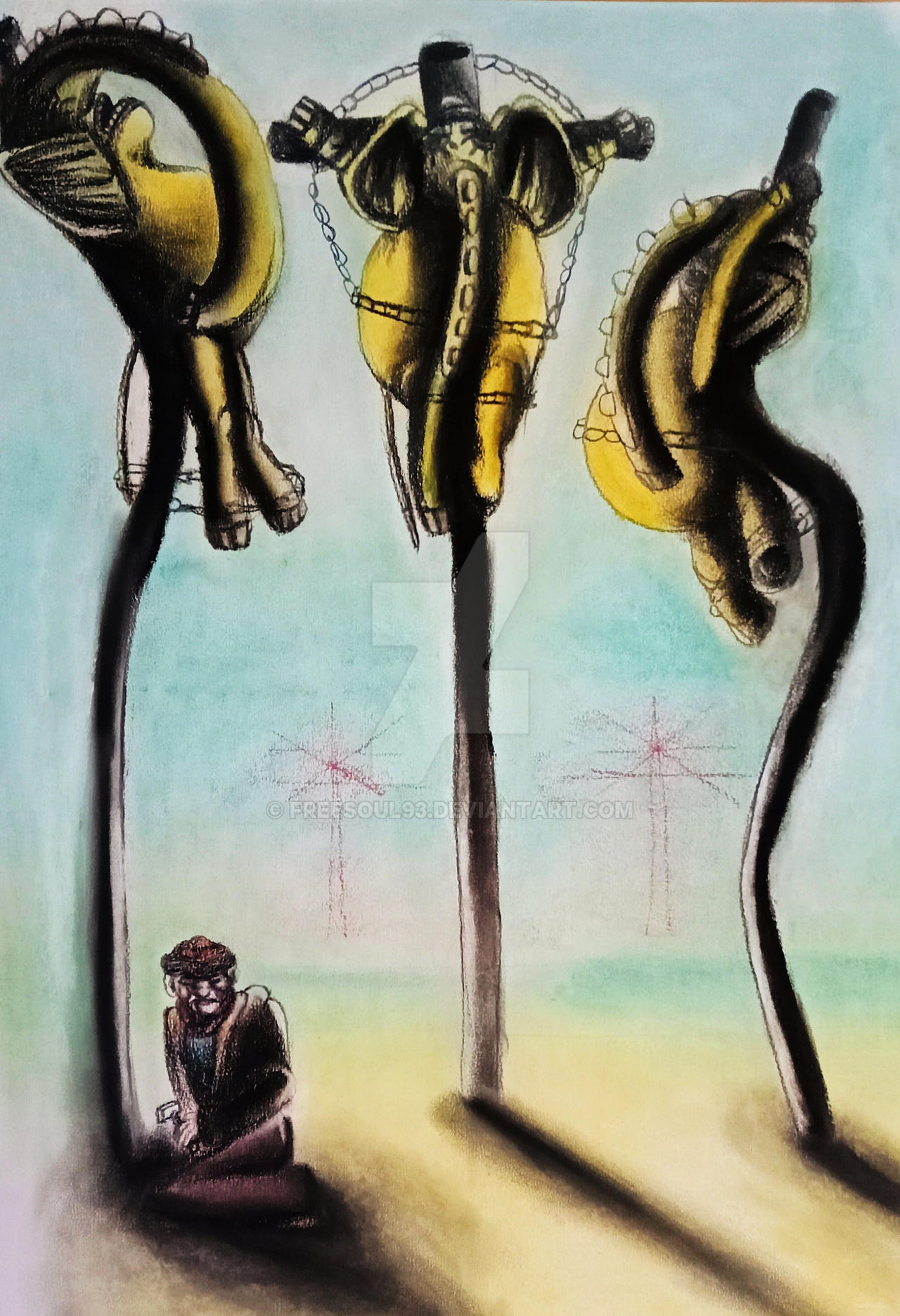 Crucified elephants in Messina