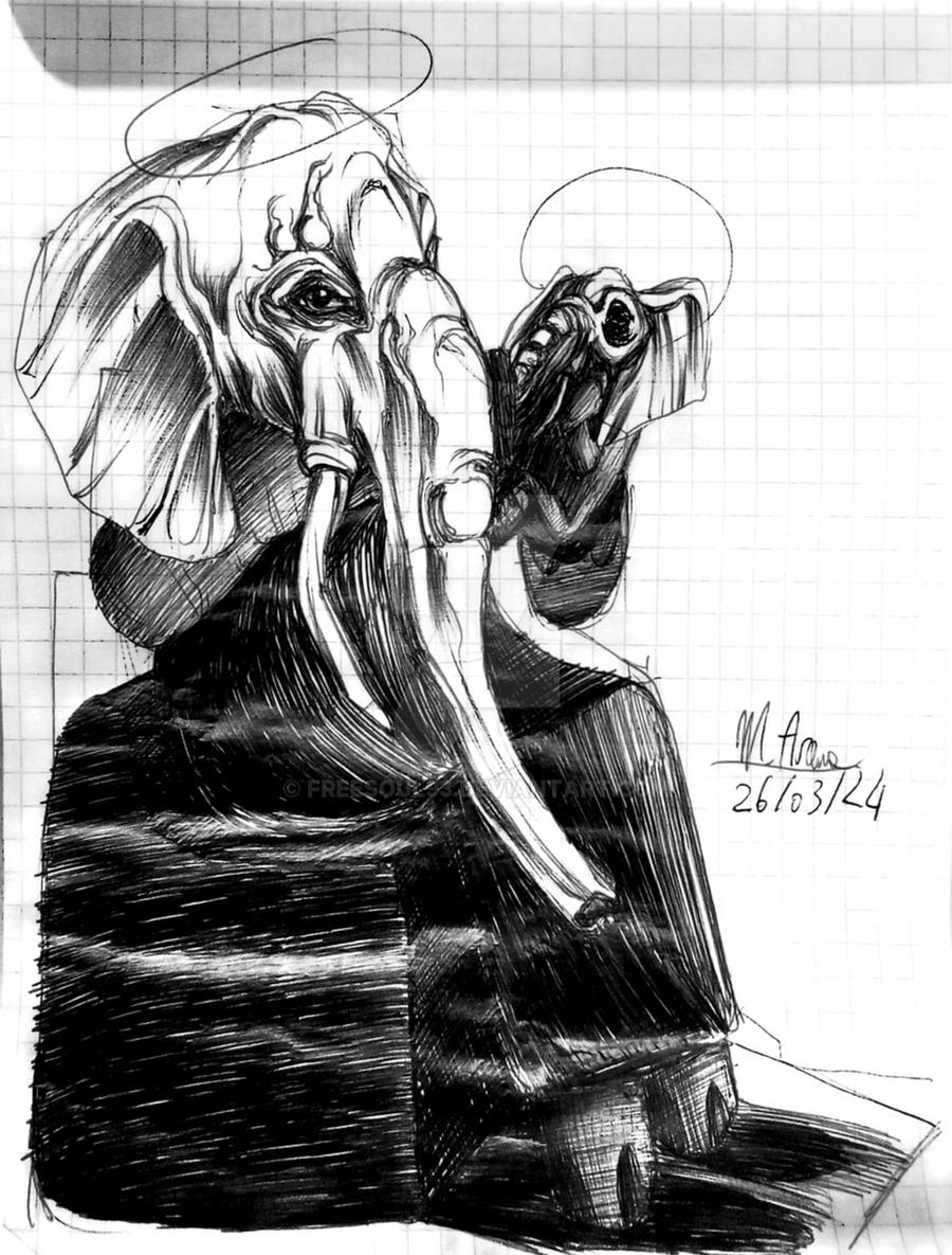 Mother goddess elephant III
