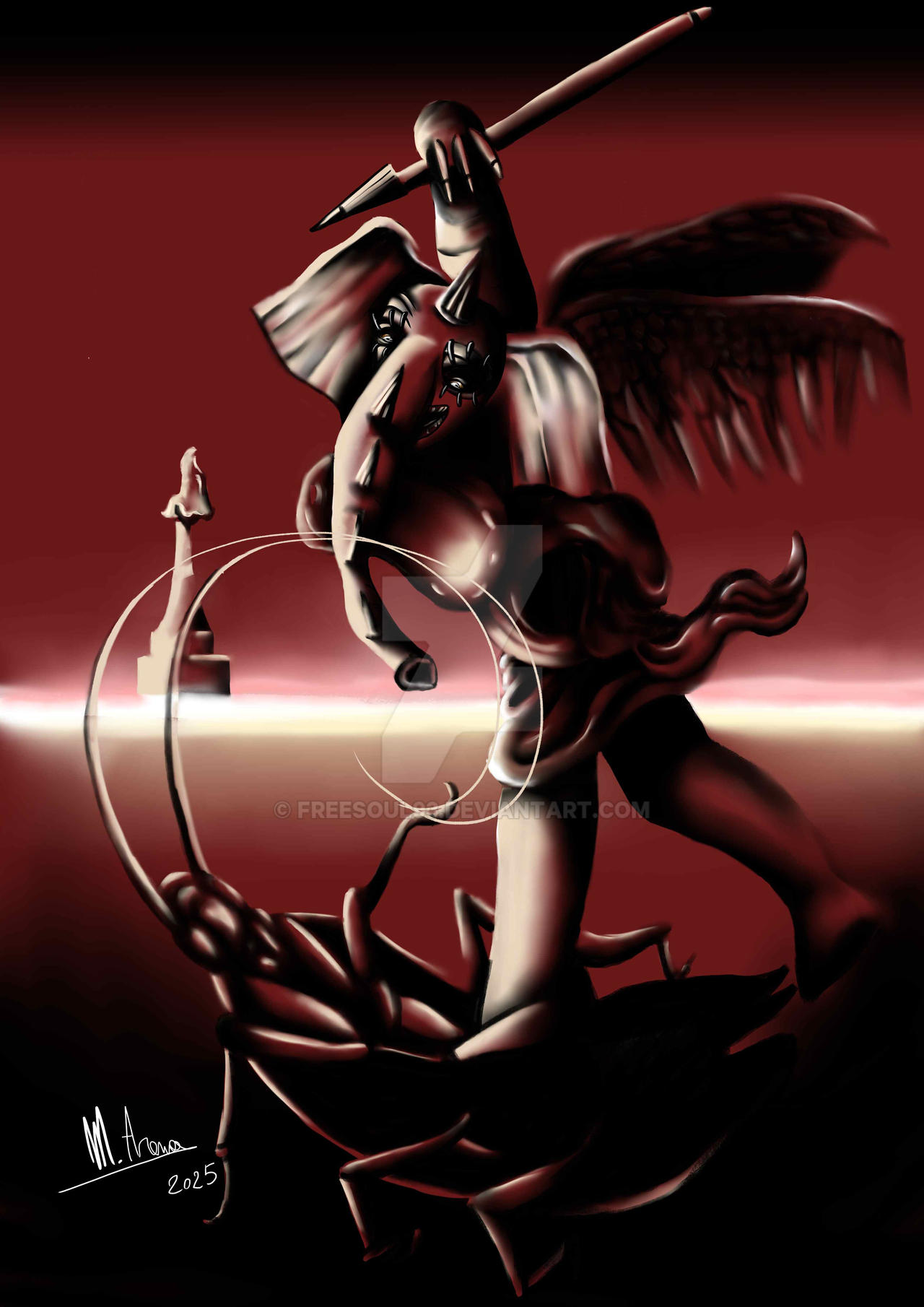 The elephant angel against negativity II