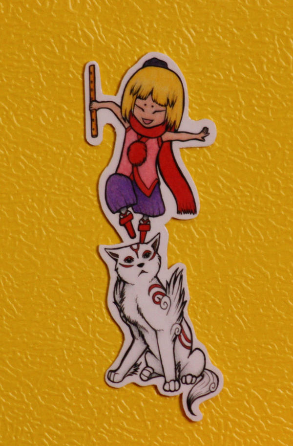 Kurow and Chibi Sticker