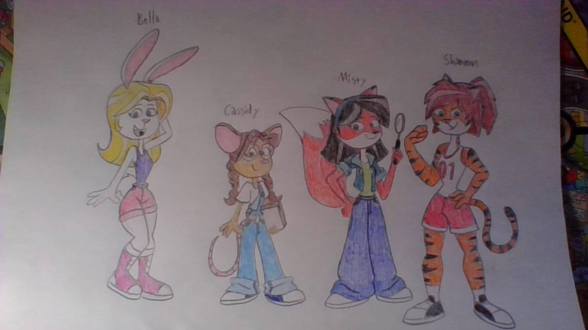 Misty Tasker Misty's Mysteries - Main Characters by Looneylover15 on DeviantArt