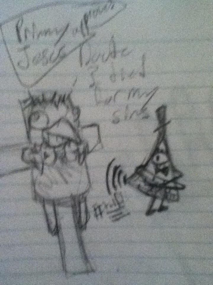 Twerking Bill Cipher and Prinny Jesus