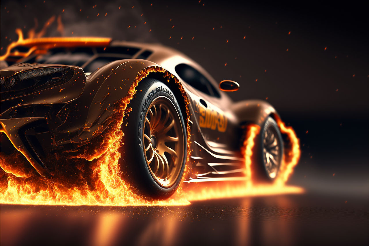 Flaming Wheels by Heldslaiene on DeviantArt