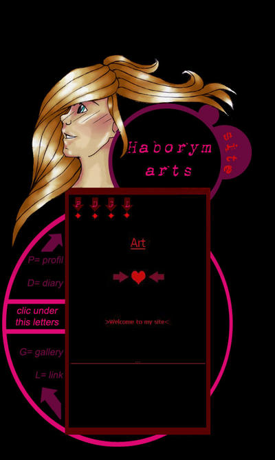 Deviantart Layout 2008 SITE : design 2007-2008 by haborym02 on DeviantArt