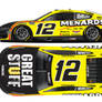 Ryan Blaney 2024 Menards scheme.