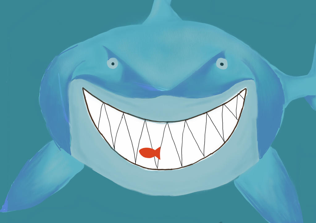 Bruce - Finding Nemo by UnpolishedRuby on DeviantArt