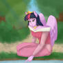 Twilight Sparkle as princess Aurora