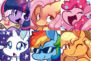 Mane 6 Emotes