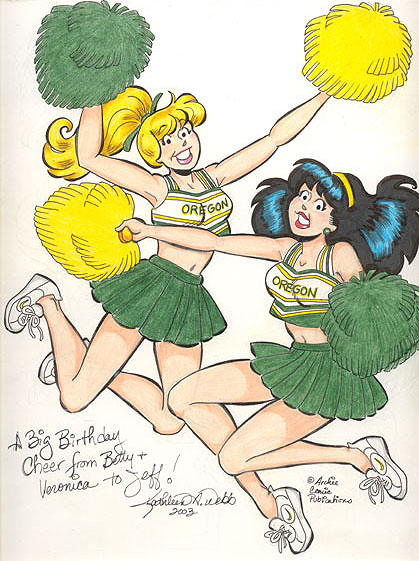 Betty and Veronica Cheer