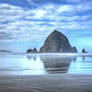 Haystack Rock Cannon Beach HDR