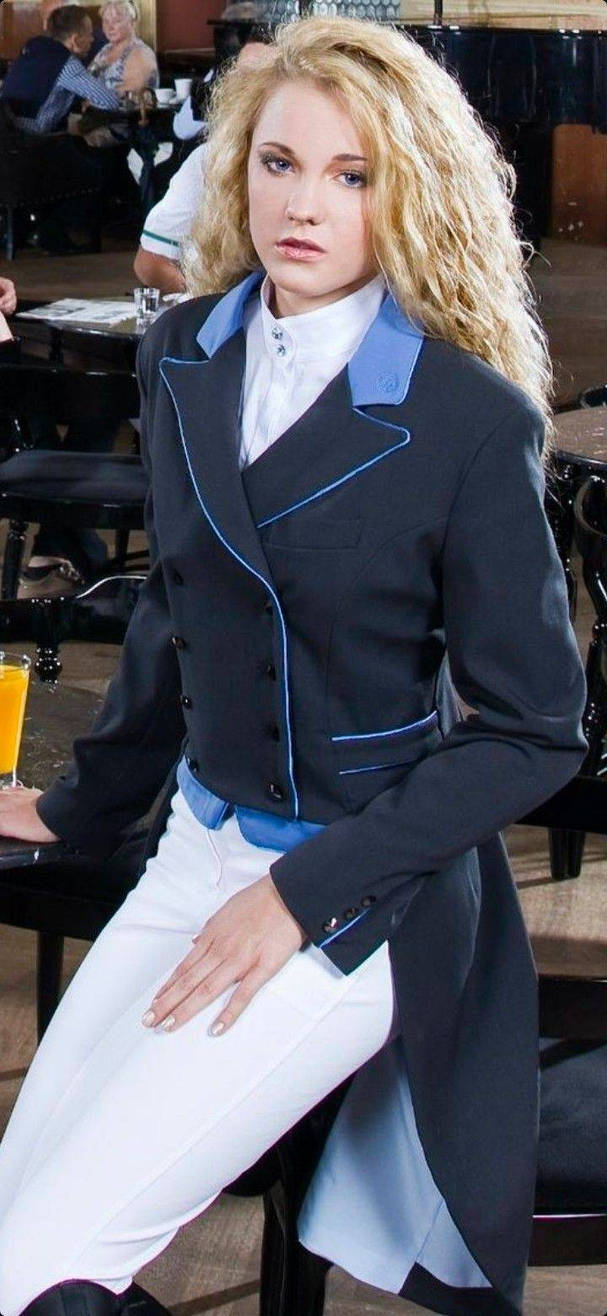 Pretty English Show Rider In Shadbelly Coat by CBusterArt on DeviantArt