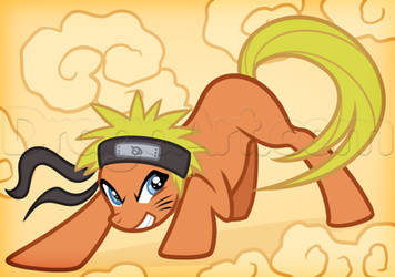 Naruto in pony form