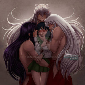 Hanyou, human, youkai