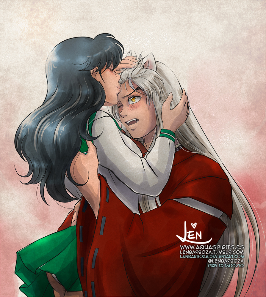 Inuyasha and Kagome First Kiss (Series) by ladyjade26 on DeviantArt