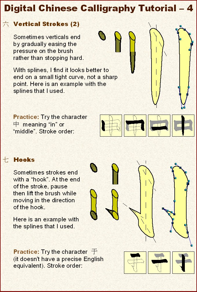 Chinese Calligraphy Tutorial 4 by Electric-Raichu on DeviantArt