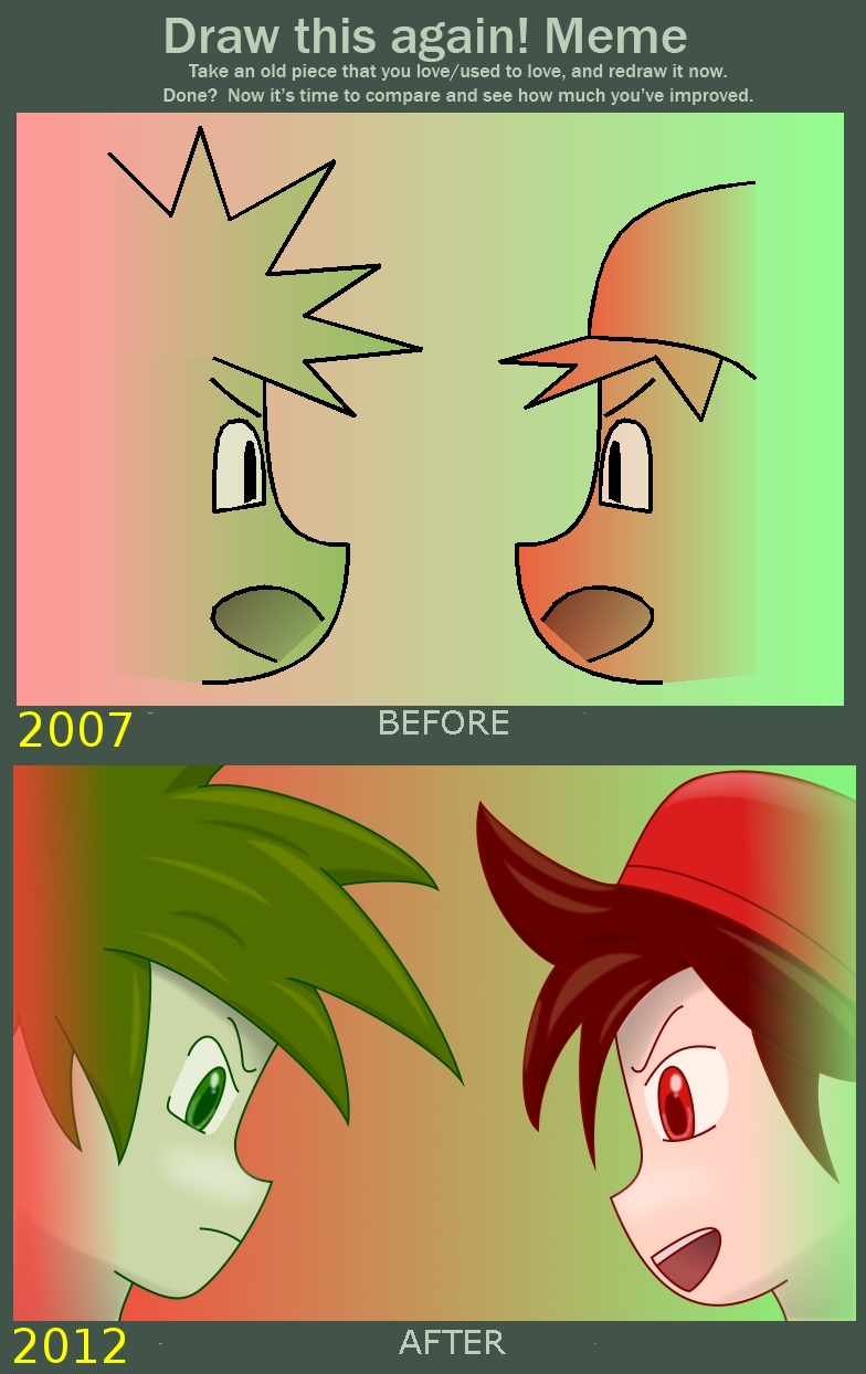 Before And After Meme Rivals By Electric Raichu On Deviantart Before And After Meme Rivals By Electric Raichu On Deviantart