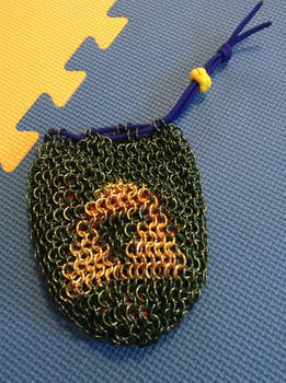 Zelda Chainmail Dice Bag - For Sale