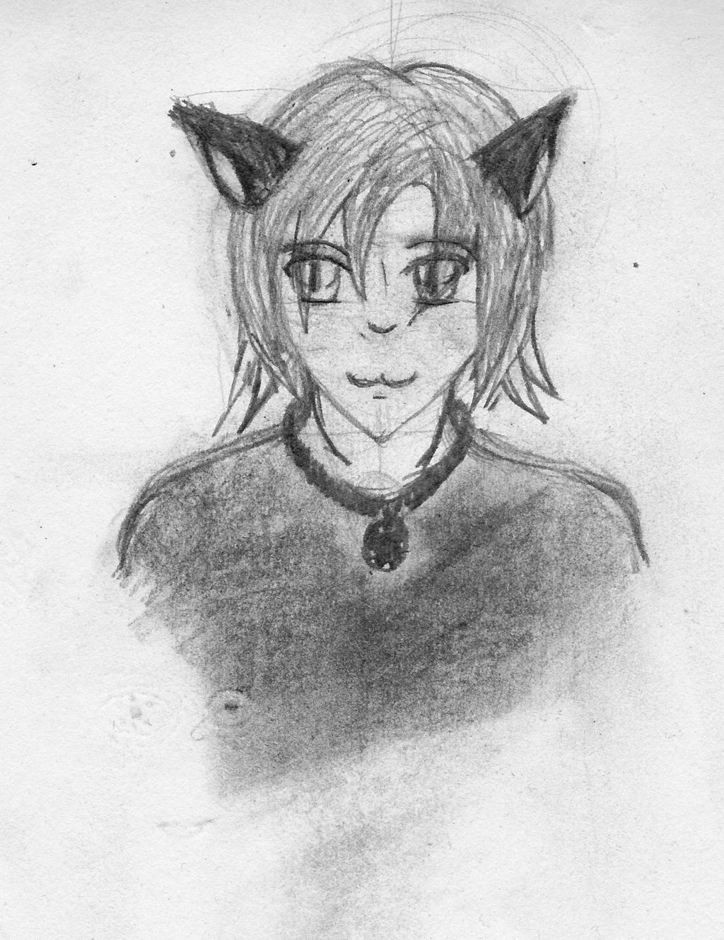 Manga drawing No 19: Catboy.