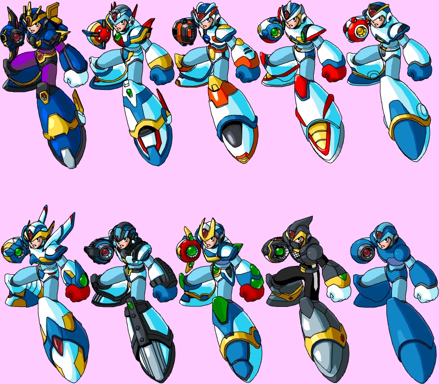 Megaman X Armor List