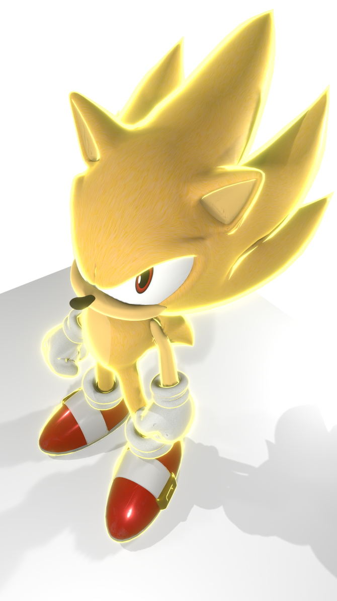 Super Sonic 2 Render by callaredmetal on DeviantArt