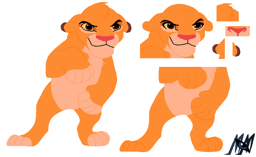 pic Lion King Base Simba simba cub leaping base by