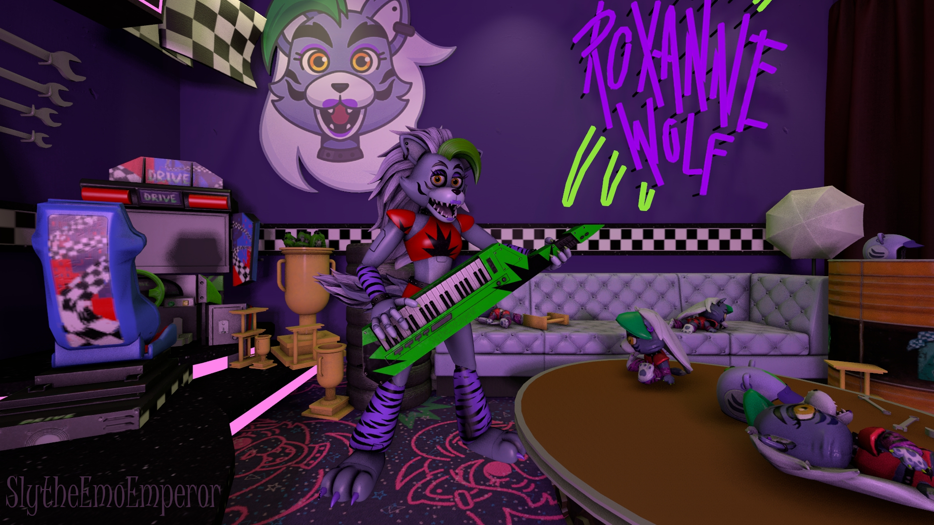 (SFM/SB) Roxanne Wolf Wallpaper by SlytheWarrior on DeviantArt