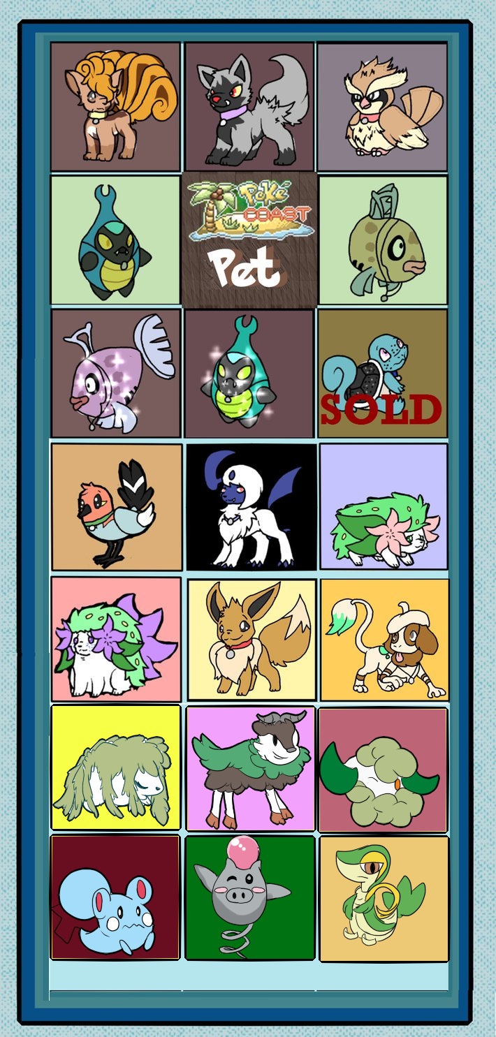 Poke-Coast Pets (Updated)