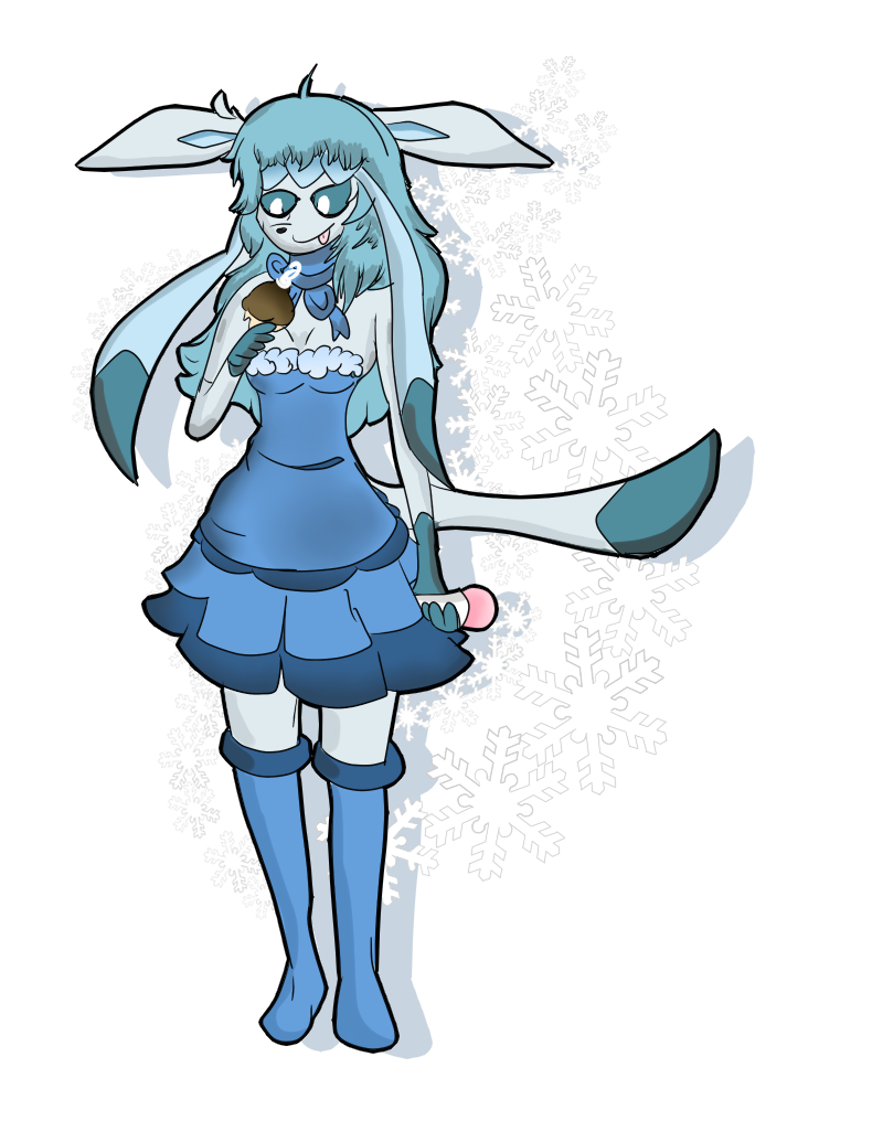 Anthro Glaceon