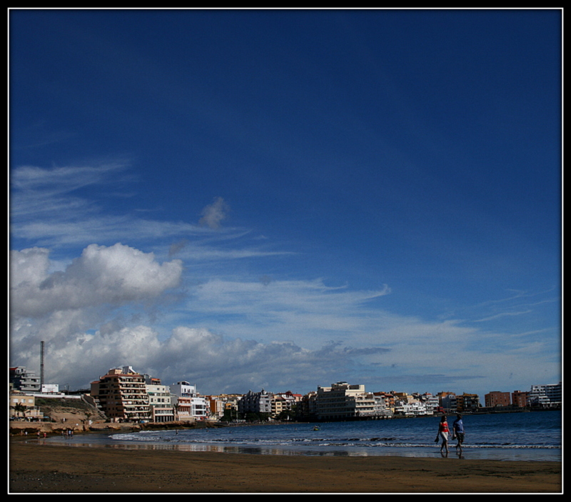 Walking the beach