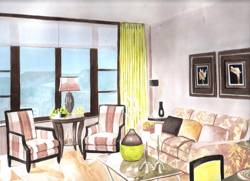 Interior rendering by rosecarinae on DeviantArt