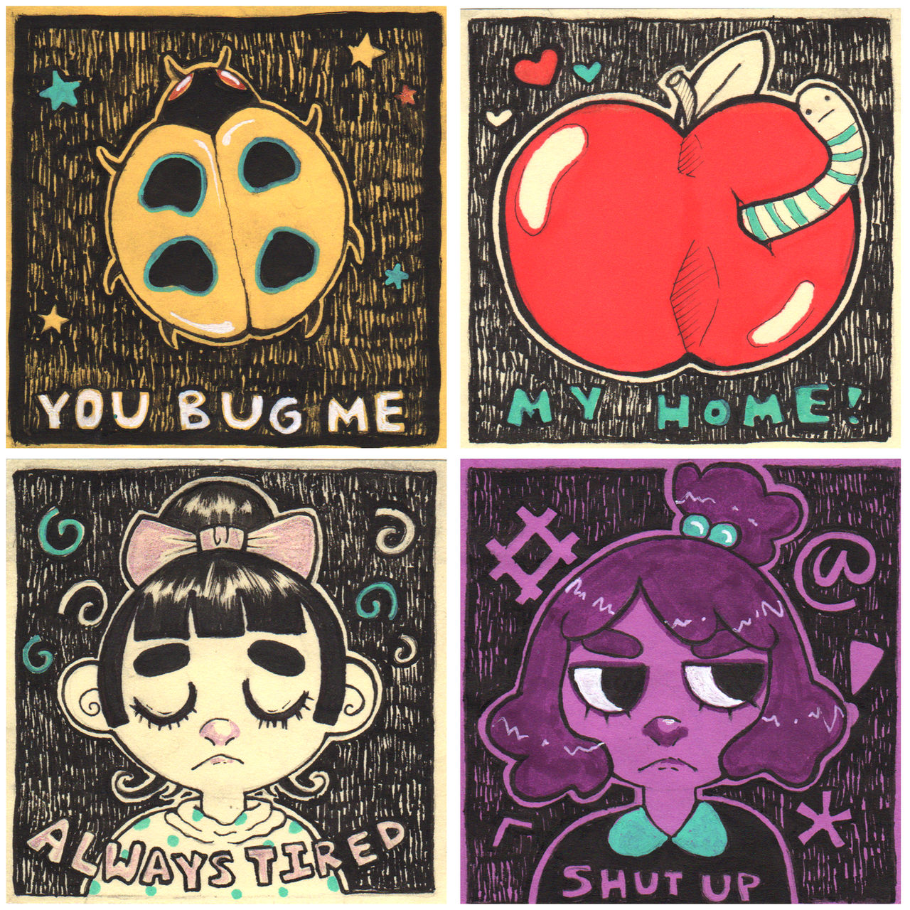 sticky notes by bonesbones on DeviantArt