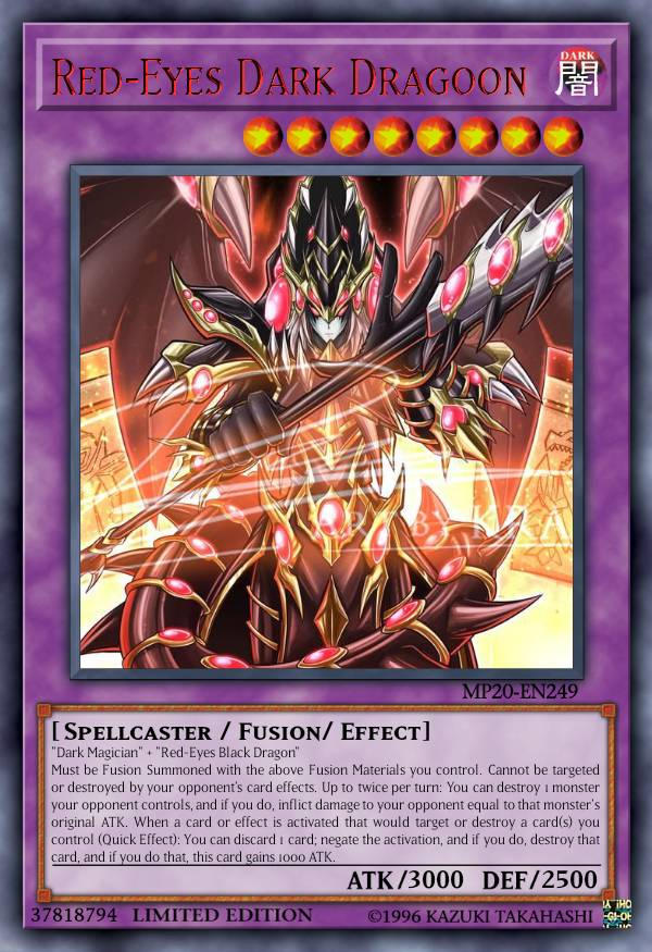 Red-Eyes Dark Dragoon, RARE. by REDNIURI on DeviantArt