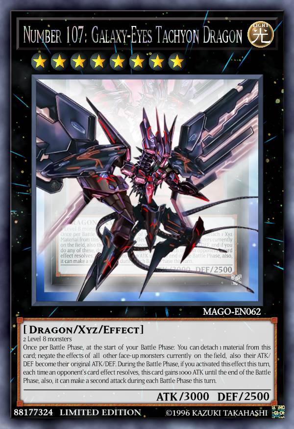 Number 107: Galaxy-Eyes Tachyon Dragon. by REDNIURI on DeviantArt