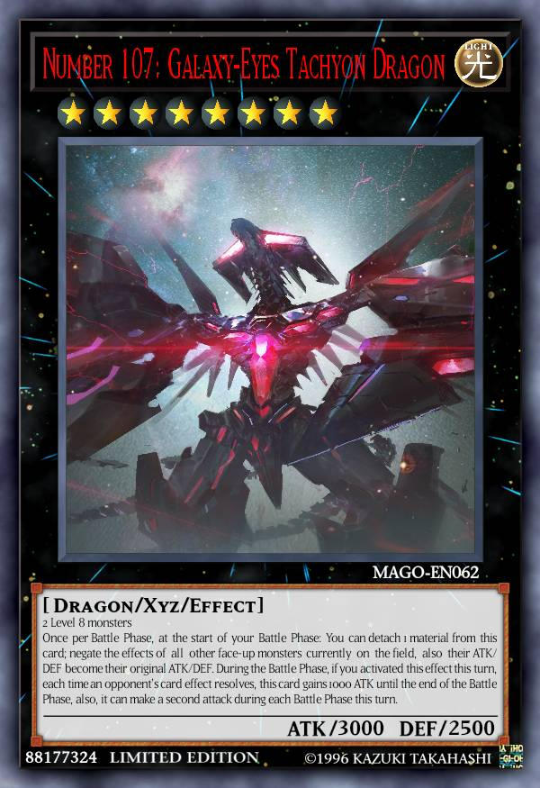 NUMBER 107: GALAXY-EYES TACHYON DRAGON(ULTRA RARE) by REDNIURI on ...