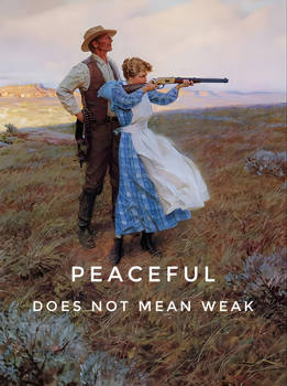Peaceful does not mean weak
