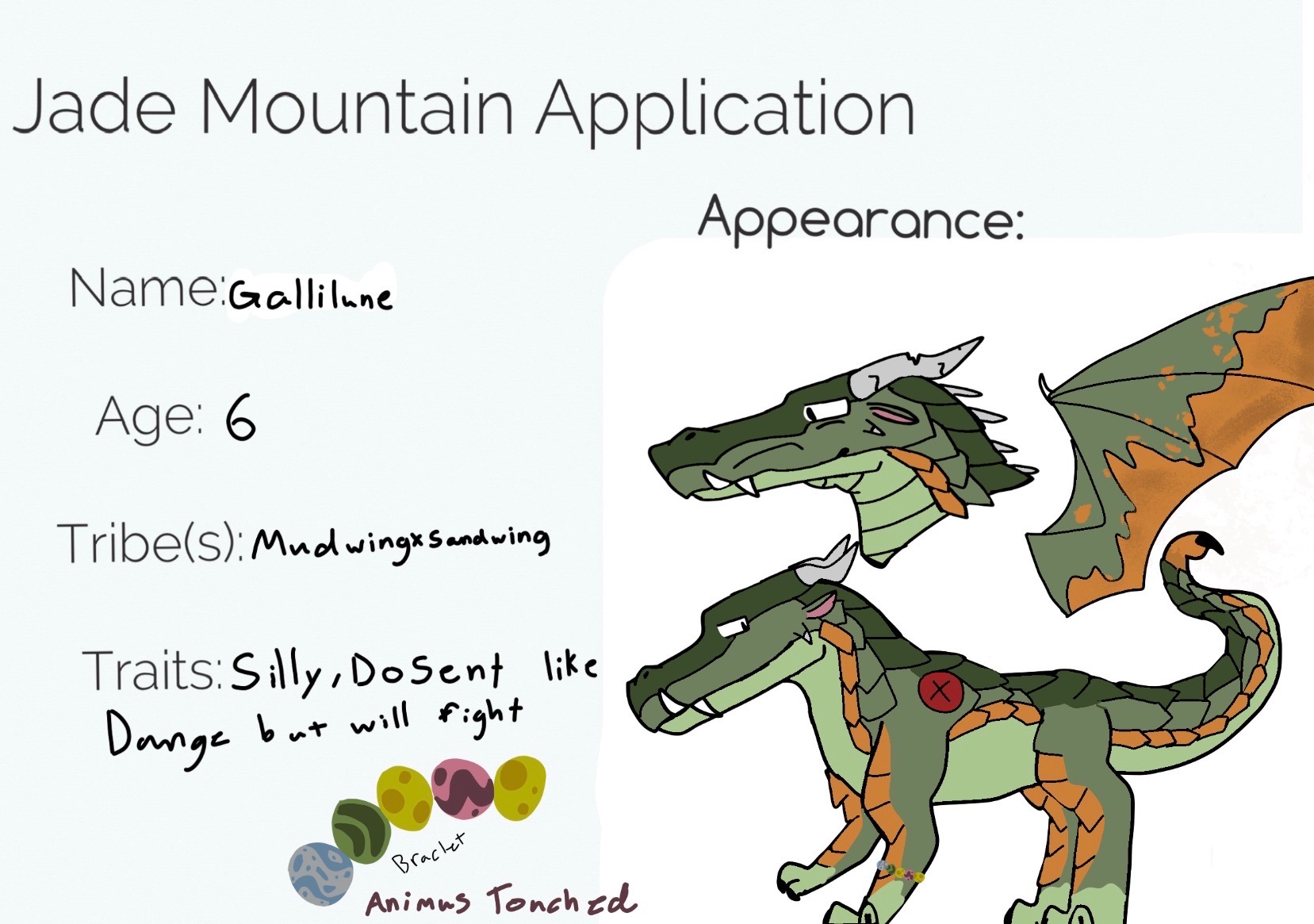 Jade mountain rp application by CessnaTheSandWing on DeviantArt