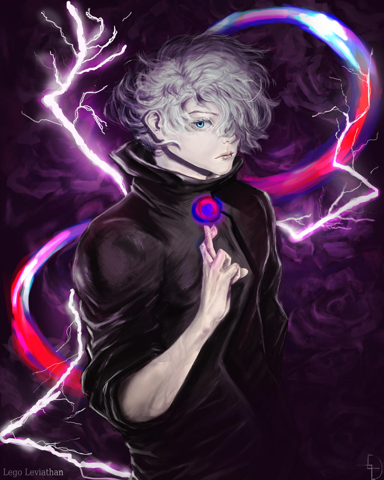 Gojo Satoru Purple Hollow by LegoLeviathan on DeviantArt