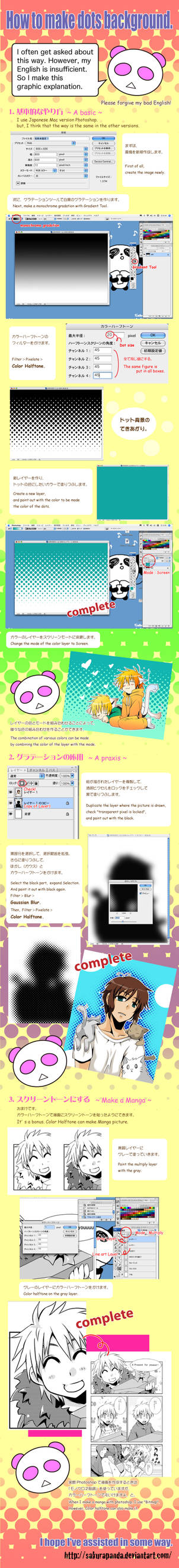 Tutorial: Dots Background by sakurapanda on DeviantArt