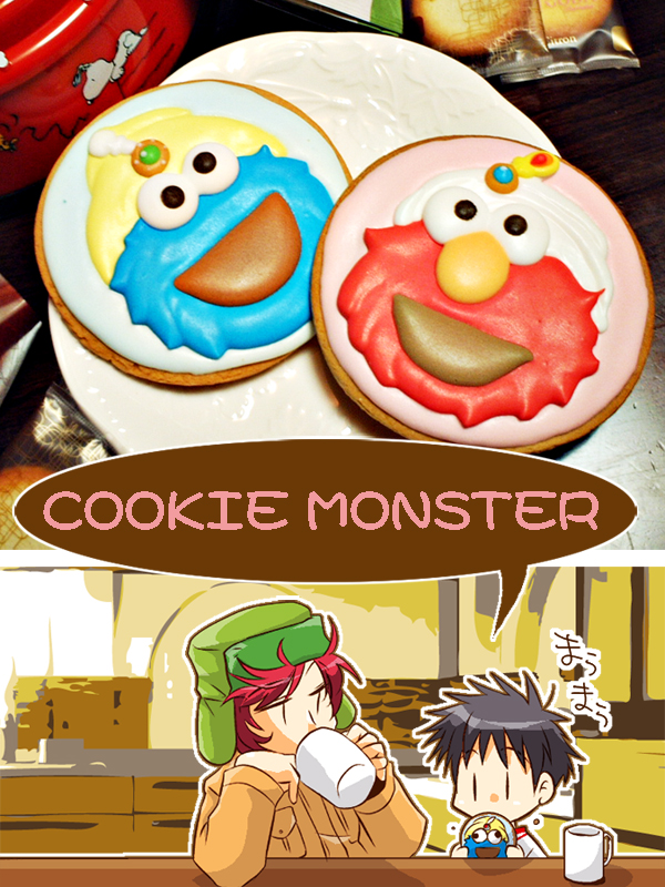 SP?: COOKIE MONSTER by sakurapanda