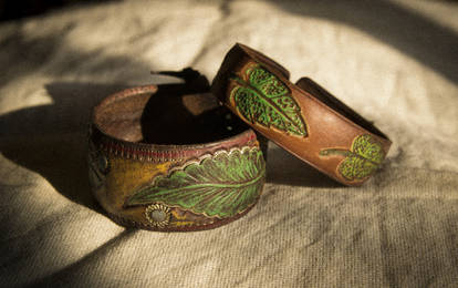 Freshness of Summer - Leather bracelet