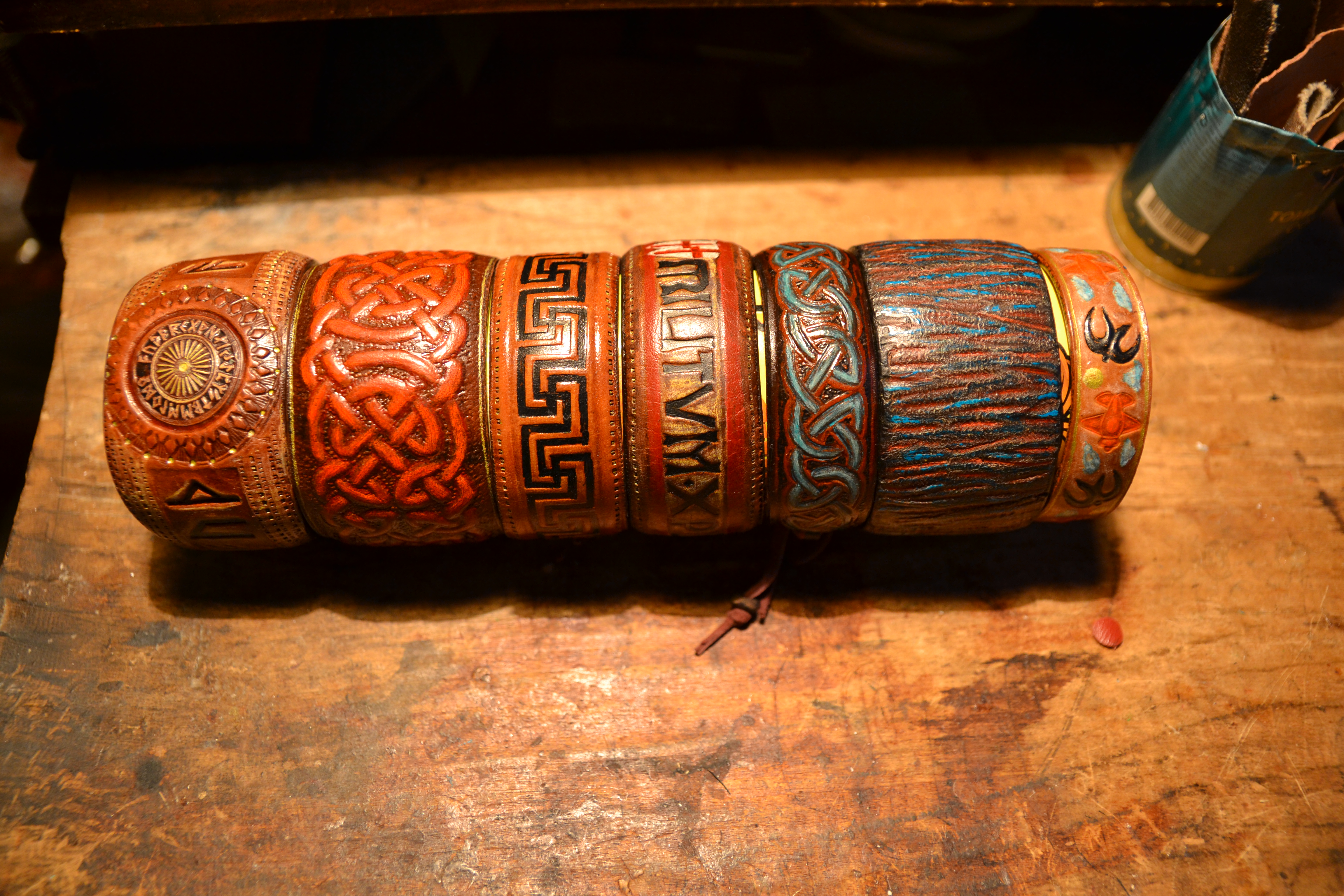 New leather bracelets