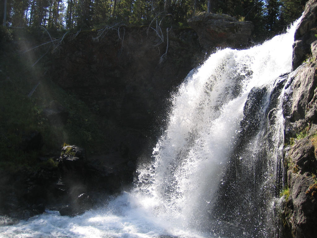 Waterfall in Yellowstone