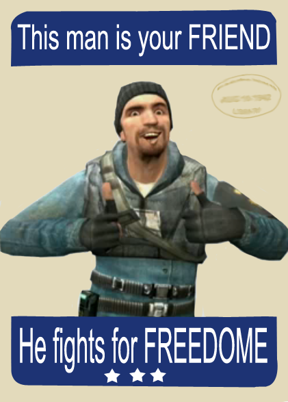 He fights for FREEDOME