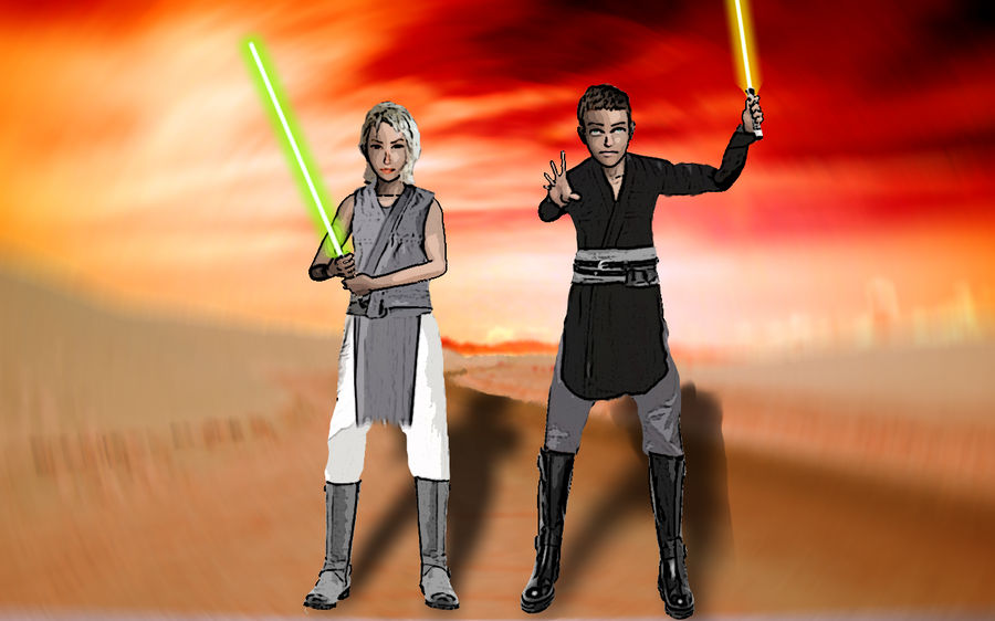 Padawan Master Star Wars - Jedi Master and Padawan learner by Csekmen on DeviantArt