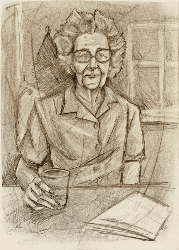 - Old Lady Sketch -