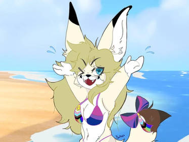 BISEXUAL FENNEC FOX (Artwork by stinki.3.boy )