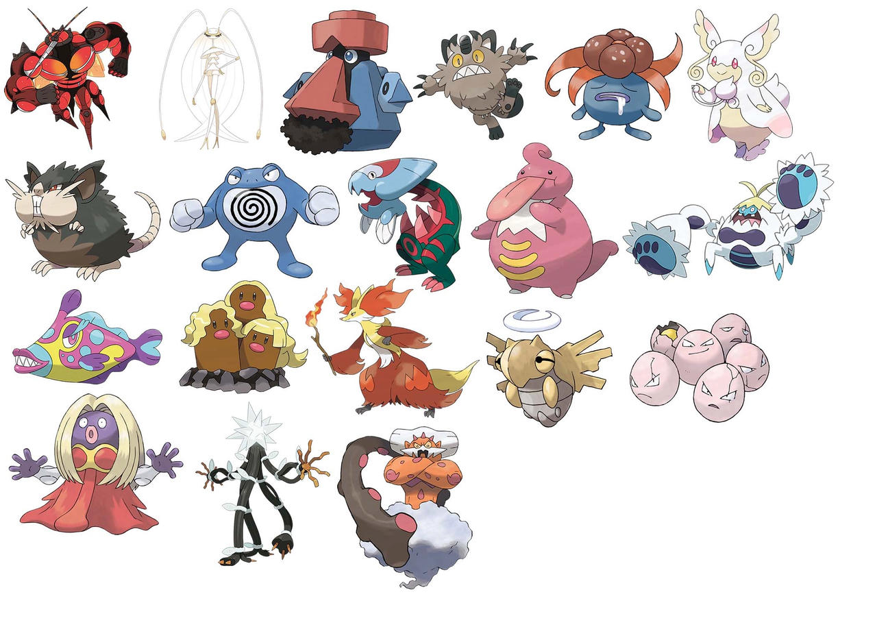 Lesser Pokemon my least favorite pokemon of every type by GREENTEEN80 on DeviantArt