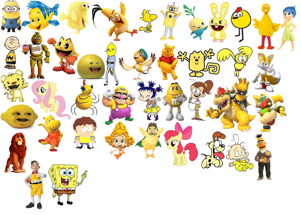 Yellow Characters By GREENTEEN80 On DeviantArt yellow-characters-by-greenteen80-on-deviantart