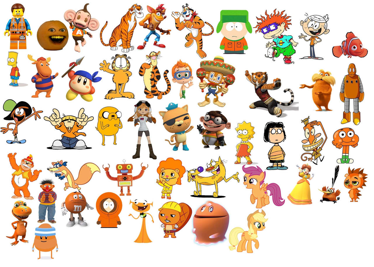 Orange Characters by GREENTEEN80 on DeviantArt