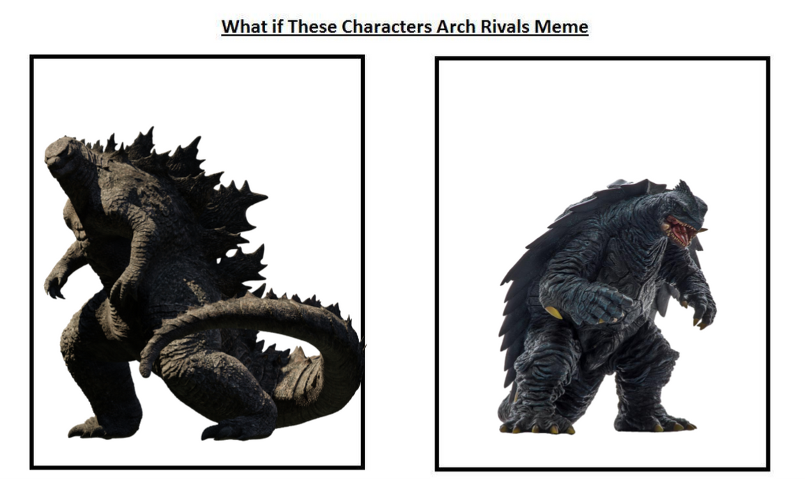 Gamera Main Rival What if Godzilla and Gamera were arch rivals? by neamiahward100 on ...